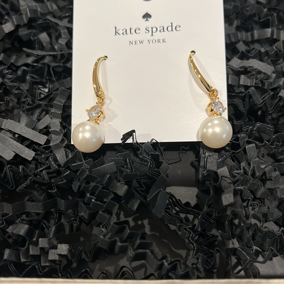 kate spade Pearls Of Wisdom Drop Earring/NWT - Picture 4 of 7